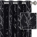 Smarcute Blackout Curtains Foil Pri