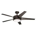 Emerson CF955LORB Midway Eco 54-inch Modern Ceiling Fan, 5-Blade Ceiling Fan with LED Lighting and 6-Speed Remote Control