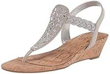 Bandolino Women's Genie Platform, Silver, 10