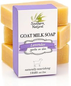Lavender Goat Milk Soap Bars - For Eczema, Psoriasis & Dry Sensitive Skin! 100% Natural Handmade.