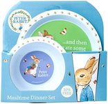 BEATRIX POTTER 3pc Dinner Set: Peter Rabbit