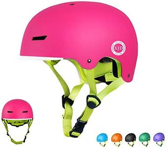 XJD Toddler Helmet Kids Bike Helmet Multi-Sport Cycling Helmet Adjustable Child Helmet Kids Bicycle Helmet Boys Girls Safety Skateboard Skating Scooter Youth Helmet Ages 3-8 Years Old, Pink S
