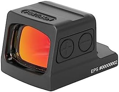 HOLOSUN EPS Red 2 MOA Dot Reflex Pistol Sight - Waterproof Dustproof Shake-Awake Parallax-Free Full-Sized Enclosed Handgun Sight - RMR-to-K Footprint Adapter Plate Included