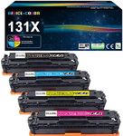 PRIME COLOR Remanufactured Toner Cartridge Replacement for HP 131X CF210X 131A CF210A CF211A CF212A CF213A for Laserjet Pro 200 Color M251nw M276n M251n M276n M276nw 4 Packs