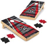 Wild Sports 2' x 4' Wood Tournament Cornhole Set - Direct Printed - North Carolina State Wolfpack- perfect for Backyard, Beach, Park, Tailgates, Outdoors and Indoors