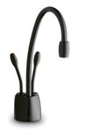 InSinkErator F-HC1100MBLK Indulge Contemporary Hot and Cold Water Dispenser Faucet, Matte Black, 1.38