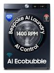 Samsung 9 kg, 5 Star, AI Control, AI Ecobubble, Super Speed, Wi-Fi, Hygiene Steam with Inbuilt Heater, Digital Inverter, Fully-Automatic Front Load Washing Machine (WW90DG6U24ASTL, NAVY)