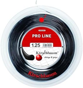 Kirschbaum Reel Pro Line II Tennis String, 1.25mm/17-Gauge, Black