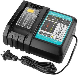 DC18RC Battery Charger Replacement for Makita Battery 14.4V-18V BL1830 BL1840 BL1850 BL1860 BL1815