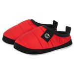 Lakeland Active Boy's Wolfa Quilted Ultra-Warm Tent Slippers - Red - 5 UK