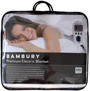 Bambury Premium Electric Blanket, King Single Bed