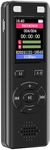 Voice Recorder - 9280 Hours Rechargeable 128GB Audio Voice Activated Recorder Device with Playback, MP3 Player,Timed Recording, Password- Perfect for Lectures, Meetings, Conversation and Interviews