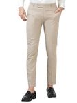 McHenry Men's Wrinkle Free Slim Fit Formal Trousers (SFLBEIGE3699-36_Color-Light Beige_Size-36)