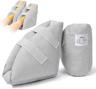 JGTYJE Heel Protectors Pillows for Pressure Sores, Adjustable Bed Sore Protector Boot Surgery Recovery Supplies for Elderly Bedridden Pressure Ulcer Ankle Pillow Heel Cushion for Feet