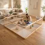 MioTetto Wooden Playpen – Wooden Ba