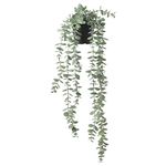 Artificial potted plant, in/outdoor hanging/eucalyptus 58cm