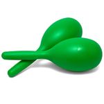 Tiger Full Size Plastic Maracas - Green Pair