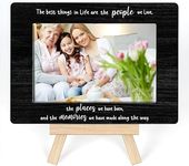 Inspirational Gifts, Motivational Picture Frame Gifts For Friends Family Colleague Boss, The Best Things In Life Photo Frame, Christmas Gifts, Birthday Gifts, Tabletop Picture Frames With Easel (A16)