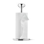 Georg Jensen Kitchen Roll Holder in Stainless Steel - Mirror Polished Finish - Paper Towel Dispenser by Alfredo Häberli