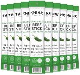 Think Jerky, Jalapeno Grass-Fed Beef Sticks, Master Case,1 Ounce (10 packs of 5) Sugar Free, Gluten Free, No Nitrates, Keto Friendly, Paleo, High Protein, Low Carb