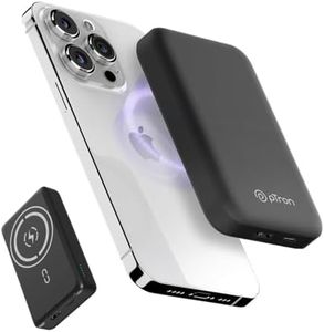 pTron Dynamo Arc 10000mAh 22.5W USB Fast Charging Nano Magnetic Power Bank, 15W Magnetic Wireless Charging, 20W PD/Type C Fast Charging, 3 Outputs/1 Input & Multiple Layers of Protection (Black)