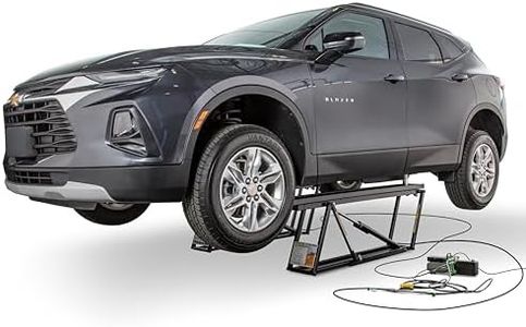 QuickJack 6000TL Portable Car Lift with 6,000lb Capacity, with 110V Power Unit, Safe & Portable Design Garage Lift for Home, Garage, Shop, or Mechanic Auto Repair
