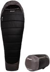 Berghaus Transition 400 Sleeping Bag for Adults, Teens, Kids, 1 Person, 4 Season, Cold Weather, Waterproof, Indoor & Outdoor Use, Camping, Hiking, Backpacking, Travelling, Compression Bag, Black