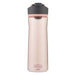 Contigo Cortland Spill-Proof Water Bottle, BPA-Free Plastic Water Bottle with Leak-Proof Lid and Carry Handle, Dishwasher Safe, Pink Lemonade, 24oz