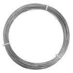 Photo Frame Picture Hanging Wire (135 Feet), Stainless Braided Steel Rope Support for Artwork,Mirrors,Clock,Supports up to 30 lbs