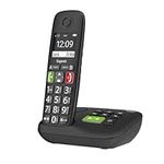 Gigaset E290A SINGLE - Allrounder Big Button Cordless Home Phone with Answer Machine and Nuisance Call Block. DECT-phone, black