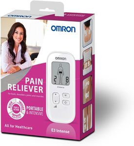 OMRON E3 Intense Portable TENS Machine – Pain Relief Device, 6 Programs
