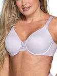 Vanity Fair Women's Beauty Back Smoothing Minimizer Bra, Minimizes Bust Line up to 1.5", Non Padded Cups up to H, Gentle Lavender, 42C