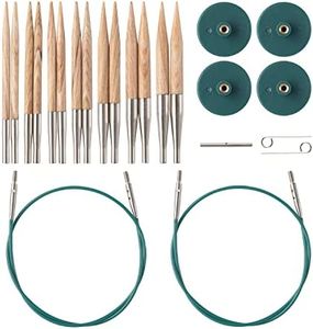 Knit Picks Options 2-3/4" Short Tip Interchangeable Knitting Needle Set (Sunstruck)