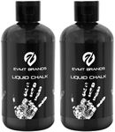 EVMT Brands Liquid Chalk, Mess-Free Gym Chalk for Weightlifting, Gymnastics, Rock Climbing, Dancing. Sweat-Resistant and Long Lasting for Stronger Grip. Package May Vary.
