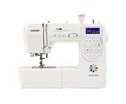 Janome M200 QDC Computerised Sewing Machine. Extra Wide Table Included & Bonus Pack