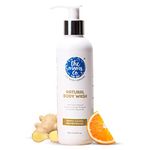 The Moms Co. Natural Body Wash| Gently Cleans & Moisturizes Dry, Itchy skin| With Gentle Coconut-based Cleansers| Pregnancy Safe 200 ml