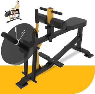 Calf Raise Machine Home Gym: Calf Machine Seated Calf Raise Machine Adjustable Calf Workout Machine Leg Raise Machines Exercise Equipment Plate Loaded Yellow