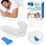 Anti Snoring Devices with 8 PCS Silicone Nose Dilators Anti Snoring Mouthpiece for Men Women-Effective Sleep Apnea Devices Anti Snore Mouth Guard to Enjoy Sleep, Snore Stopper to Stop Snoring