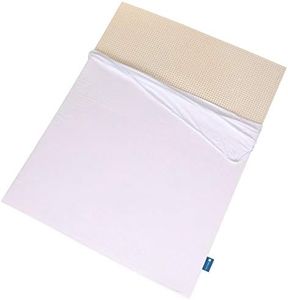 Certified Organic 100% Natural Latex Mattress Topper - Firm - 2 Inch - Queen Size - Organic Cotton Cover Included.