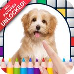 Cute Dogs Color by Number - No Ads Pixel Art Game - Coloring Book Pages - Happy, Creative & Relaxing - Paint & Crayon Palette - Zoom in & Tap to Color - Share Creations with Friends!