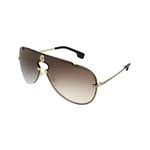 Versace Sunglasses VE2243 100213 Man color Gold brown lens size 43 mm