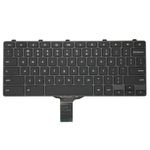 WWGTMC Keyboard with Lock Key US Layout Replacement for Dell Chromebook 11 3100 & Chromebook 11 5190 Dell Chromebook 3110 5190 Keyboard Laptop P/N: TPN-136US001909 Black (The Lock Key)