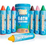 Honeysticks Beeswax Bath Tub Crayons for Toddlers and Kids, Non-Toxic, Washable Easy Clean Up, Water Soluble Bath-Time Fun, Food Grade Pigments, Handmade in New Zealand - 7 Pack