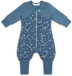 Love To Dream Sleep Suit Quilted Stretch Cotton, 2.5T Stage 3, Ideal for 6-12M, Comfortable Baby Sleepwear, Steller Denim