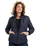 Qube By Fort Collins Women's Cape Jacket (89230_Navy_XL)