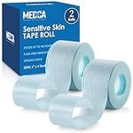 MEDca Sensitive Skin Low Trauma Tape Roll, 1 Inch x 4 Yards, Pack of 2 Rolls