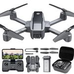 Holy Stone HS440D Drones for Adults with Camera 4K, Foldable GPS Drone with 19Mins Flight Time, Auto Return, Follow Me, Waypoints, 5G Transmission, Under 249g Easy for Beginners