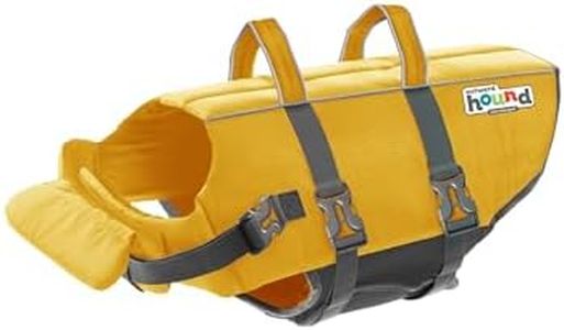 Outward Hound Granby Splash Yellow Dog Life Jacket, Medium