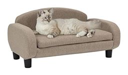 Paws & Purrs Pet Upholstered Sofa Bed, Sand