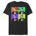 Fifth Sun Big & Tall The Godfather Don Pop Art Men's Tops Short Sleeve Tee Shirt, Black, 5X-Large Big Tall